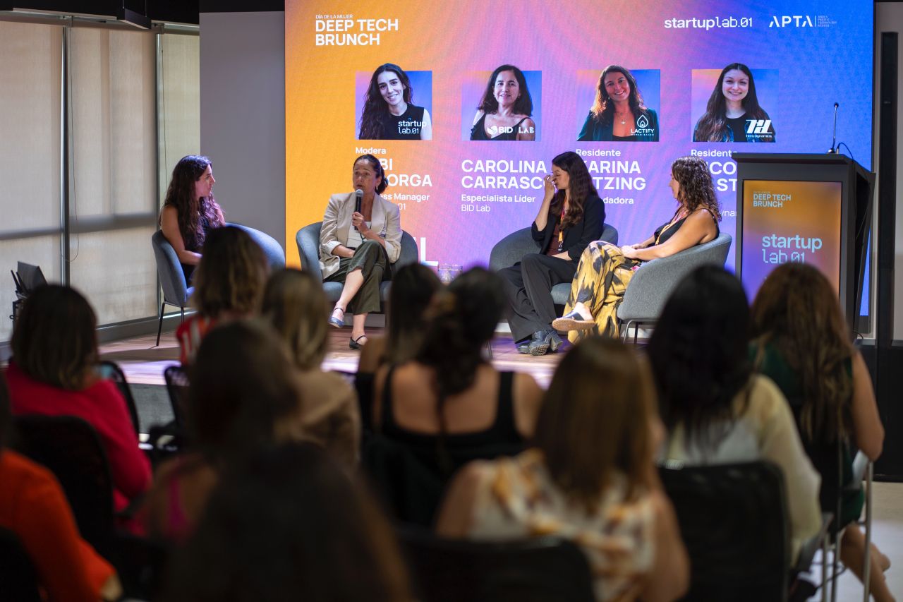 Karina Kitzing en panel Deep Tech Brunch de StartupLab.01